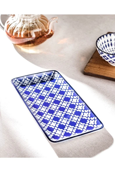 Rêve Bleu Brest New Bone China Dikdörtgen Tabak ürün görseli 1