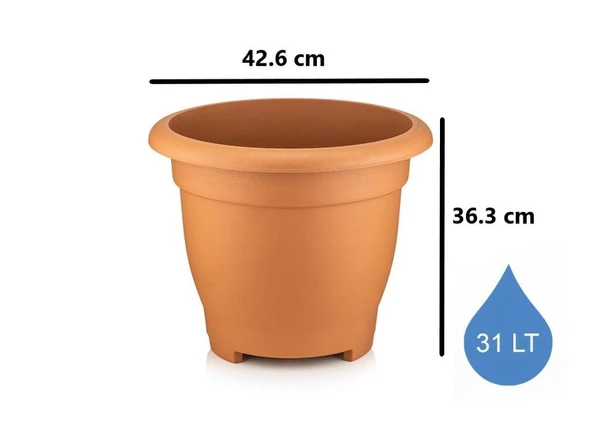 Omnipazar SO-VHS7 Dekoratif Vaha Saksı İç ve Dış Mekan 31 Litre No 7 - Resim 6