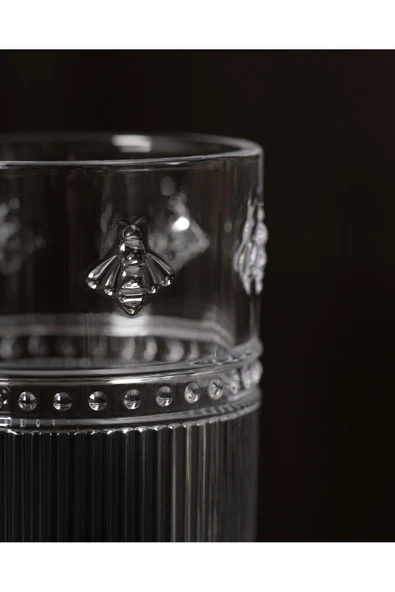 Abeille 4'lü Meşrubat Bardağı Seti - Şeffaf - 340 ml - Resim 2