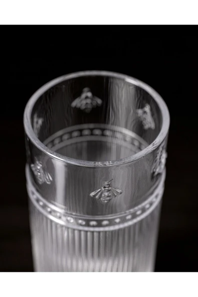 Abeille 4'lü Meşrubat Bardağı Seti - Şeffaf - 340 ml - Resim 4