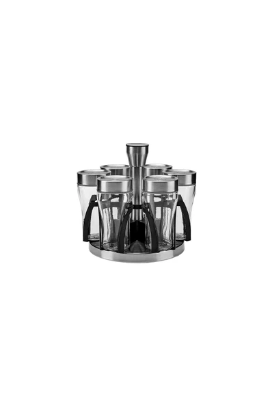 Cam Danica 7 Parça Round Baharat Takımı 7 Parça 120 ml - Resim 4