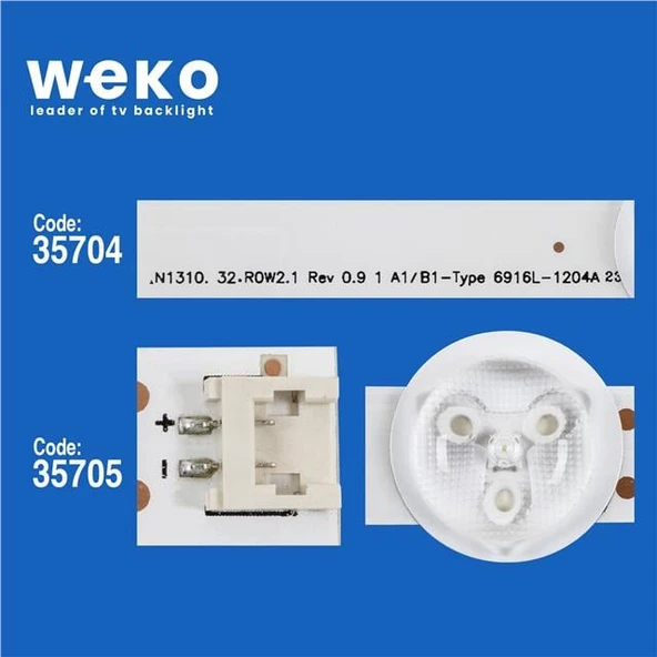 Wkset-5214 35704X1 35705X2 32 V13 Rev 0.0 3 Adet Led Bar (Birleştirilmiş) - Resim 2