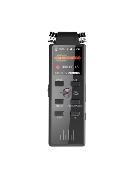 KB-50 kingbos Taşınabilir Dijital Ekranlı Voice Recorder 16 GB Ses Kayıt Cihazı Mp3 Dinleme Özelliği ürün görseli