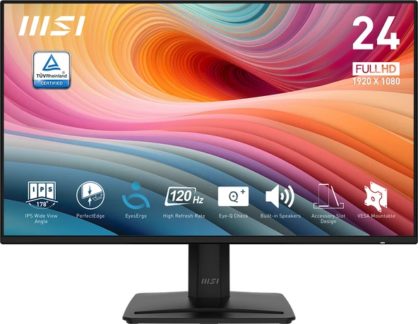 23.8 MSI PRO MP242A E2 1MS 120HZ MONITOR ürün görseli 1