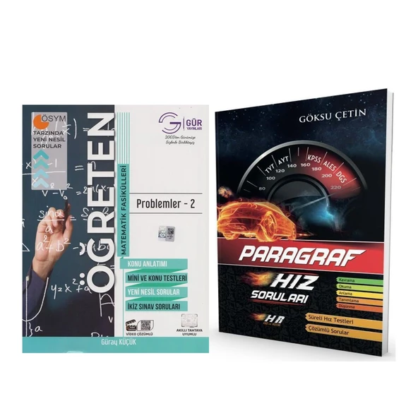 Hız ve Renk Paragraf ile Gür Yayınları Problemler 2 Soru Bankası Seti 2 Kitap ürün görseli 1