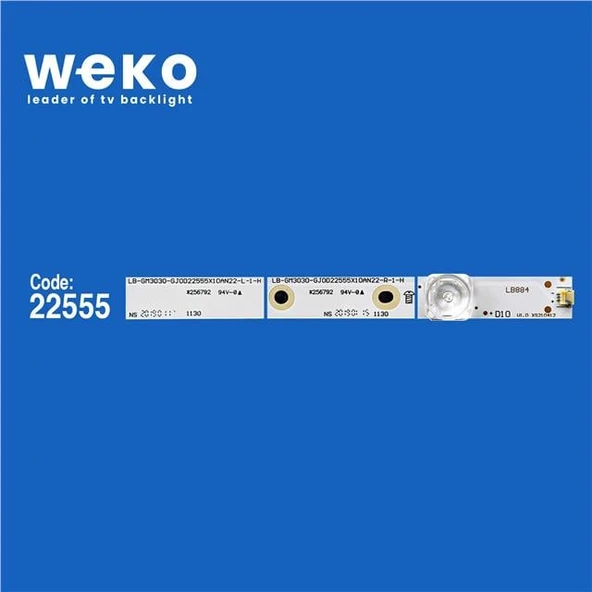 Wkset-6353 36401X5 36402X5 Lb-Gm3030-Gj0d22555x10an22-L/R-1-H 107,8 Cm Birleştirilmiş Led Kodu 5 Adet Led Bar - Resim 2