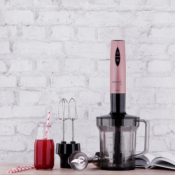 Korkmaz Vertex Mega Rosagold Blender Set A445-05 - 7
