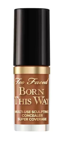Too Faced Born This Way Super Coverage Concealer - Kapatıcı, Seyahat Boyu 2 ml - Chestnut ürün görseli 1