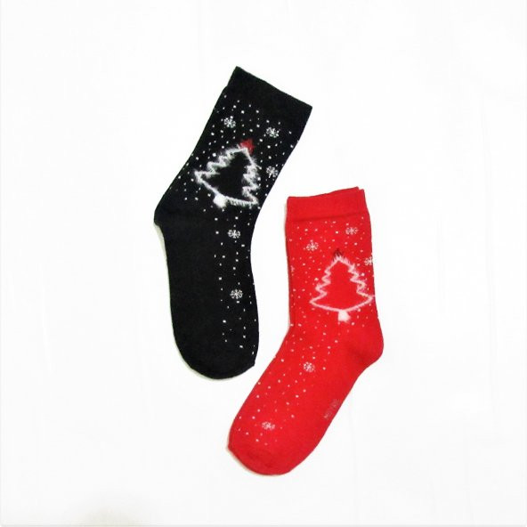 salarticaret Noel Kadın Soket Çorap 2 Çift