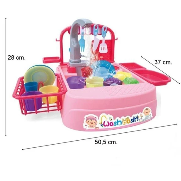 Galtoys Pilli Mutfak Lavabosu Pembe 168A-19A - 6