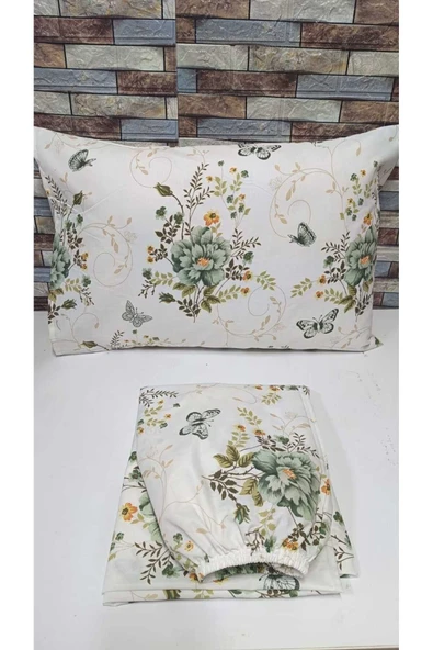 Gasel Home PAMUKLU RANFORCE KUMAŞ ÇİFT KİŞİLİK LASTİKLİ ÇARŞAF TAKIMI (160X200 & 180X200) - Resim 2