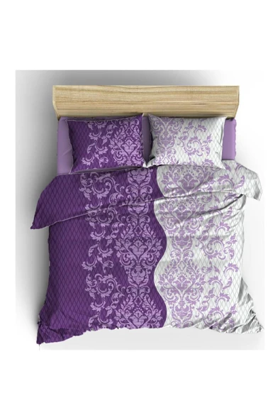 Gasel Home TEK KİŞİLİK PAMUKLU RANFORCE KUMAŞ ÇARŞAFI LASTİKLİ NEVRESİM TAKIMI