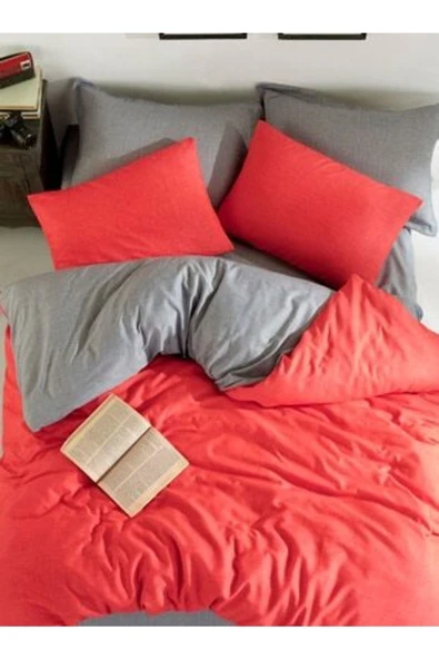 Gasel Home Pamuklu Tek Kişilik Çift Taraflı Nevresim Takımı (çarşafı Lastikli)