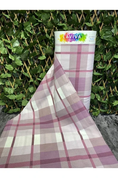 Gasel Home Nevresim Çarşaflık Metrelik Kumaş Ekose Desen ürün görseli