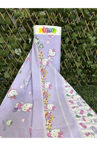 Gasel Home 1 TOP ( 30 Metre ) Nevresimlik Çarşaflık Metrelik Kumaş ( HelloKitty ) ürün görseli