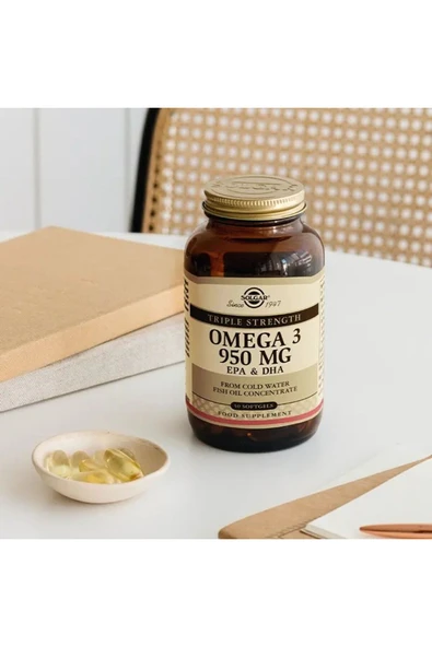 Solgar Omega-3 950 Mg 100 Kapsül - Resim 4