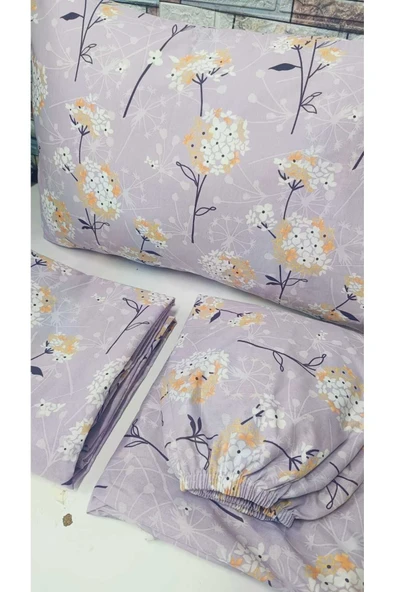 Gasel Home TEK KİŞİLİK ÇARŞAFI LASTİKLİ PAMUKLU RANFORCE KUMAŞ NEVRESİM TAKIMI - 2