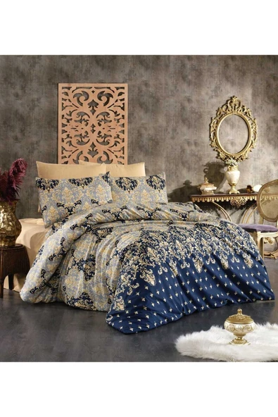 Gasel Home Tek Kişilik Osmanlı Desen Lastikli Çarşaf Takımı ürün görseli