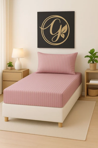 Gasel Home TEK KİŞİLİK SATEN LASTİKLİ ÇARŞAF TAKIMI ( 100X200 & 120X200 )