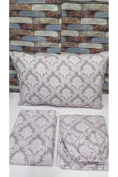 Gasel Home TEK KİŞİLİK PAMUKLU ÇARŞAFI LASTİKLİ NEVRESİM TAKIMI ( ŞAL-DAMAKS DESEN ) ürün görseli