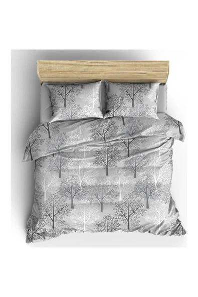 Gasel Home TEK KİŞİLİK PAMUKLU RANFORCE KUMAŞ ÇARŞAFI LASTİKLİ NEVRESİM TAKIMI