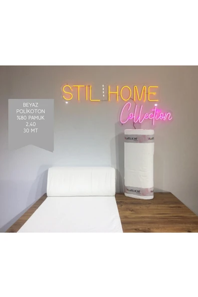 Gasel Home 1 TOP ( 30 Metre ) Nevresimlik Çarşaflık Metrelik Düz Renk Kumaş ürün görseli