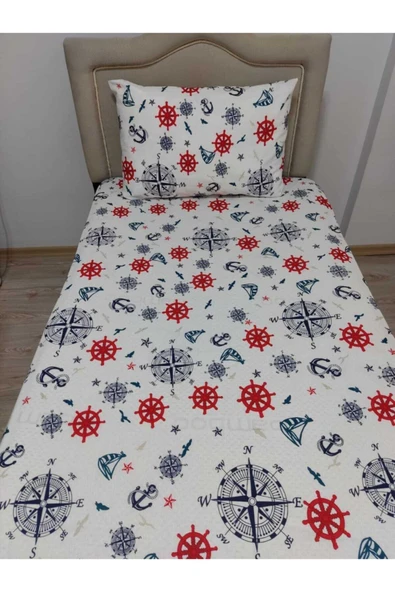 Gasel Home Tek Kişilik Ranforce Kumaş Lastikli Çarşaf + 1 Ad. Kapaklı Yastık Kılıfı ürün görseli