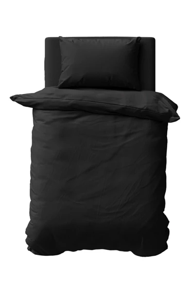 Maki Siyah Tek Kişilik Nevresim Ve Yastık Kılıfı ürün görseli