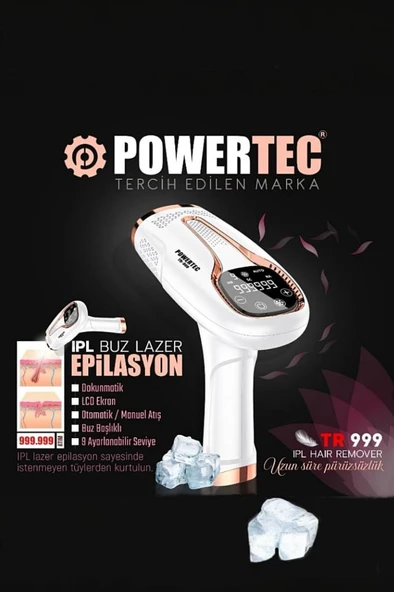 Powertec TR-999 IPL Lazer Epilasyon 999.999 Atım Otomatik/Manuel 9 Modlu - 2