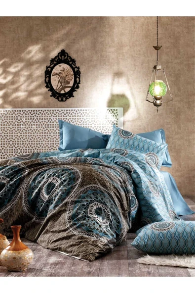 Gasel Home %100 PAMUK 5 YILDIZ EN SIK DOKUMA RANFORCE TEK KİŞİLİK NEVRESİM SETİ ( ÇARŞAFSIZ ) ürün görseli