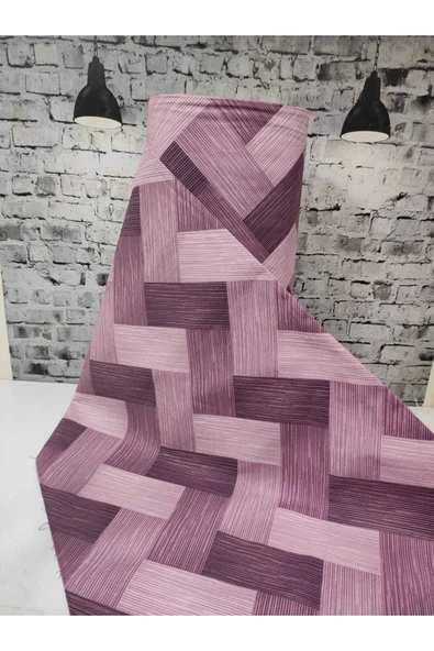 Gasel Home 1 Top ( 30 Metre ) Nevresimlik Çarşaflık Metrelik Kumaş Yeni Zikzak Desen ürün görseli