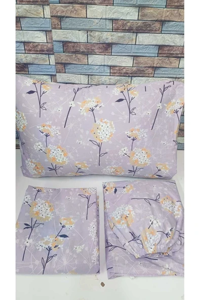 Gasel Home TEK KİŞİLİK ÇARŞAFI LASTİKLİ PAMUKLU RANFORCE KUMAŞ NEVRESİM TAKIMI