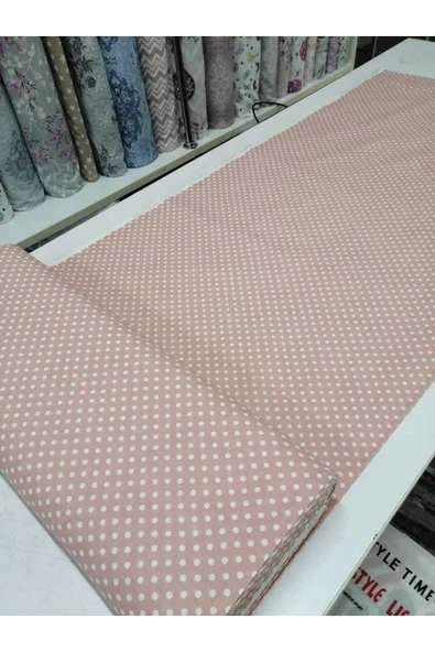 Gasel Home Nevresim-çarşaflık Ranforce Kumaş Puantiye Desen