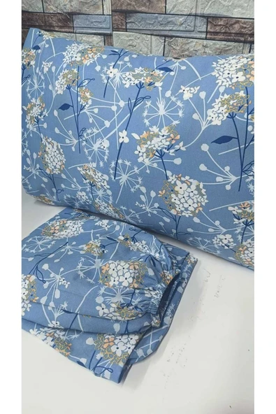 Gasel Home TEK KİŞİLİK PAMUKLU RANFORCE KUMAŞ LASTİKLİ ÇARŞAF TAKIMI - 3