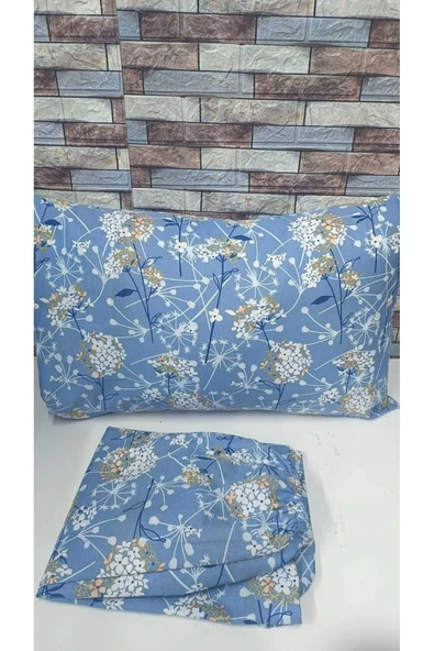 Gasel Home TEK KİŞİLİK PAMUKLU RANFORCE KUMAŞ LASTİKLİ ÇARŞAF TAKIMI - 2