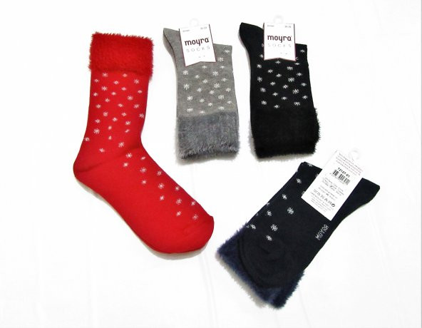 salarticaret Noel Kadın Soket Çorap 4 Çift