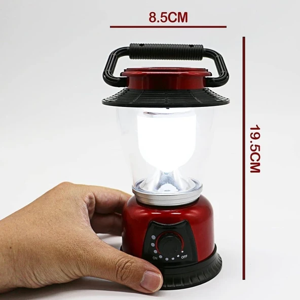 Ledli Kamp Lambası Pilli Ayarlı LED Işıldak Aydınlatma GSH-6077 - 4