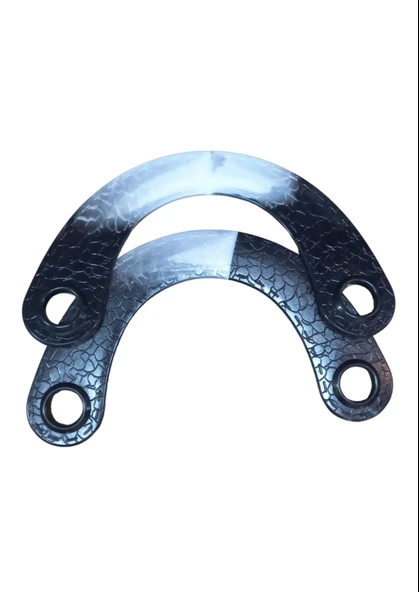 Çanta Sapı Ay Model Siyah Desenli 20 cm ürün görseli