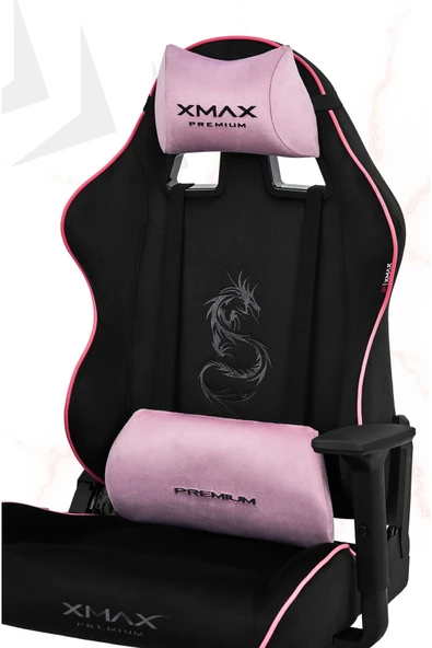 XMAX / Rio Balerion Terletmez Kadife Kumaş Siyah Gaming Oyuncu Koltuğu / 120 Kg Taşır ürün görseli