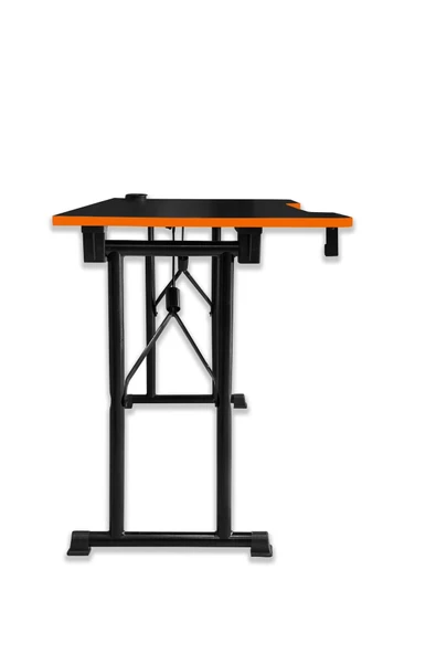 XMAX / JetKur Siyah MDF Bilgisayar Oyuncu Masası 120x60cm Sallanmaz Metal Ayaklı - Pratik Kurulum - Resim 8