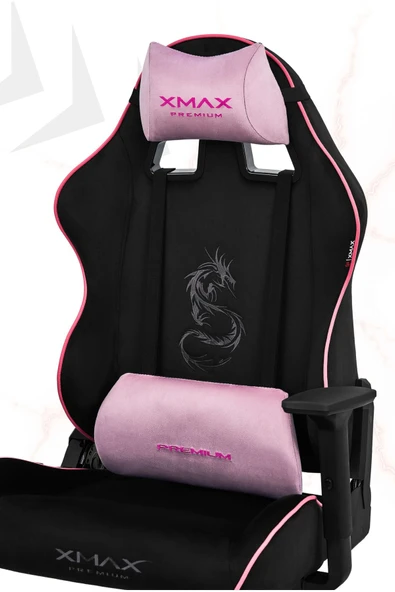 XMAX / Rio Balerion Terletmez Kadife Kumaş Siyah Gaming Oyuncu Koltuğu / 120 Kg Taşır ürün görseli