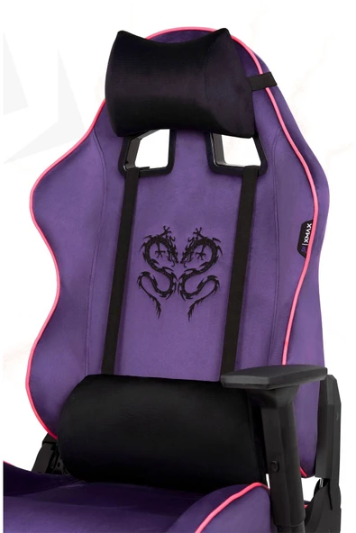 XMAX / Rio Balerion Terletmez Kadife Kumaş Mor Gaming Oyuncu Koltuğu / 120 Kg Taşır ürün görseli