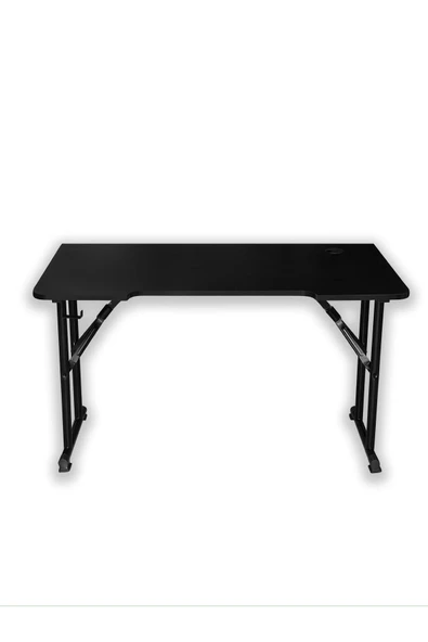 XMAX JetKur Siyah Bilgisayar Oyuncu Masası 140x70cm Sallanmaz Metal Ayaklı - Pratik Kurulum - Resim 8