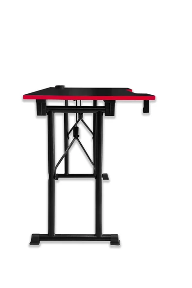 XMAX / JetKur Siyah MDF Bilgisayar Oyuncu Masası 120x60cm Sallanmaz Metal Ayaklı - Pratik Kurulum - Resim 4