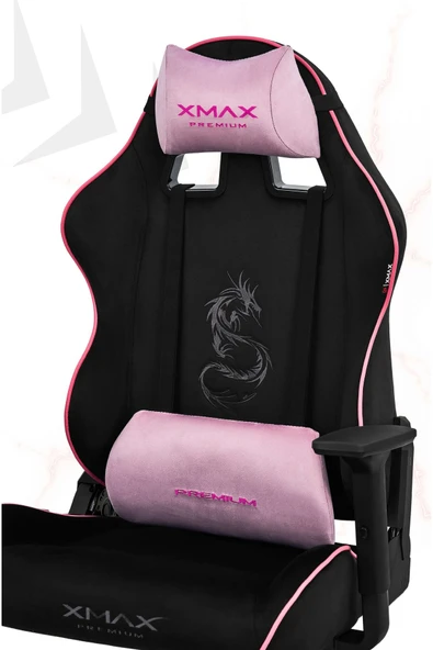 XMAX / Rio Balerion Terletmez Kadife Kumaş Siyah Gaming Oyuncu Koltuğu / 120 Kg Taşır ürün görseli
