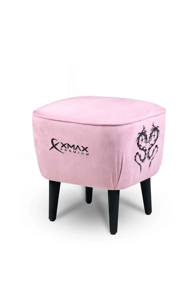 XMAX Arya Baby Face Kadife Pembe Kumaş Üstü Kalın Süngerli Kaliteli Ayak Uzatma Pufu Mode:8 - Resim 5