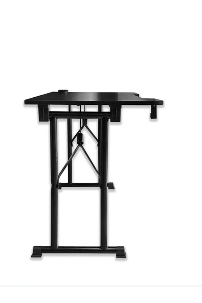 XMAX JetKur Siyah Bilgisayar Oyuncu Masası 120x60cm Sallanmaz Metal Ayaklı - Pratik Kurulum - Resim 5