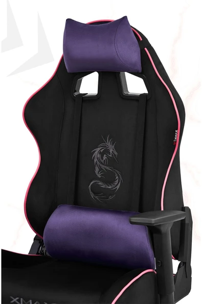 XMAX / Rio Balerion Terletmez Kadife Kumaş Siyah Gaming Oyuncu Koltuğu / 120 Kg Taşır ürün görseli