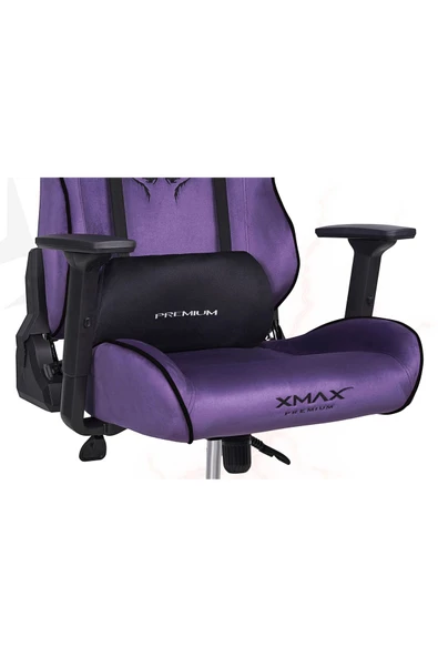 XMAX / Rio Balerion Terletmez Kadife Kumaş Mor Gaming Oyuncu Koltuğu / 120 Kg Taşır - Resim 2