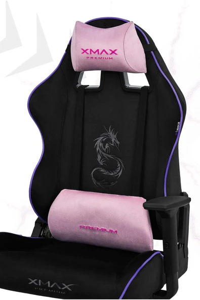 XMAX / Rio Balerion Terletmez Kadife Kumaş Siyah Gaming Oyuncu Koltuğu / 120 Kg Taşır ürün görseli